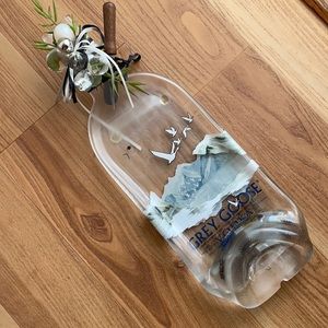 Grey Goose bottle serving tray